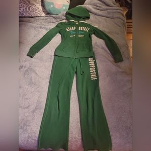 Green vintage tracksuit xs